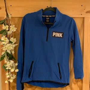 Blue quarter zip from PINK